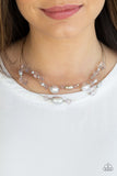 Paparazzi Pacific Pageantry - Silver Necklace