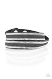 Paparazzi Going For Glam - Black Wrap Bracelet