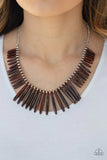 Paparazzi Out of My Element - Brown Necklace