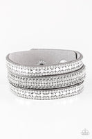 Paparazzi Fashion Fanatic - Silver Wrap Bracelet