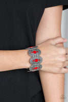 Paparazzi Turn Up The TROPICAL Heat - Red Bracelet