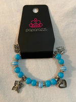 Paparazzi Starlet Shimmer Butterfly & Heart Charm Bracelets