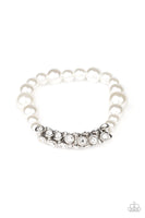 Paparazzi Traffic-Stopping Sparkle - White Bracelet