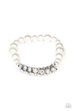 Paparazzi Traffic-Stopping Sparkle - White Bracelet