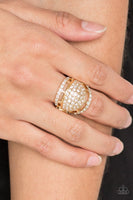 Paparazzi The Seven Figure Itch - Gold Ring