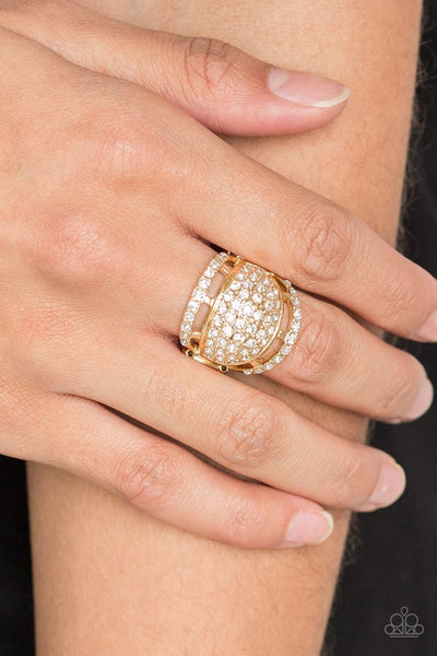 Paparazzi The Seven Figure Itch - Gold Ring