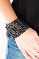 Paparazzi JAMAICAN Me Jam - Black Wooden Bracelet