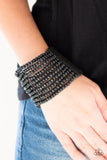 Paparazzi JAMAICAN Me Jam - Black Wooden Bracelet