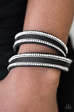 Paparazzi Going For Glam - Black Wrap Bracelet