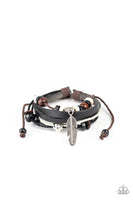 Paparazzi Mountain Bird - Black Bracelet
