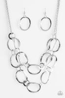 Paparazzi Circus Chic - Silver Necklace