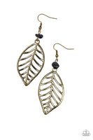 Paparazzi Bough Out - Brass Earrings