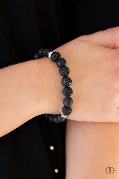 Paparazzi Relaxation - Black Urban Bracelet