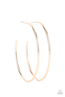 Paparazzi Mega Metro - Gold Hoop Earrings