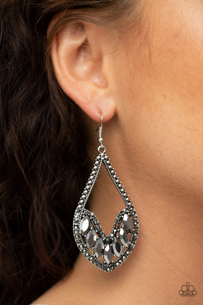 Paparazzi Ethereal Expressions - Silver Earrings