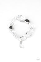 Paparazzi Gemstone Glamour - White Bracelet