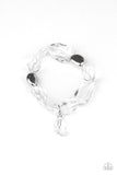 Paparazzi Gemstone Glamour - White Bracelet