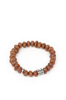 Paparazzi Natural State of Mind - Brown Urban Bracelet