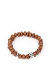 Paparazzi Natural State of Mind - Brown Urban Bracelet