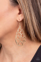Paparazzi Reshaped Radiance - Gold Earrings