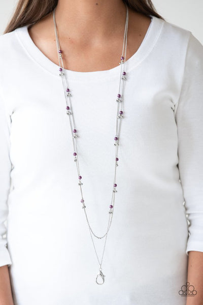 Paparazzi Ultrawealthy - Purple Lanyard Necklace