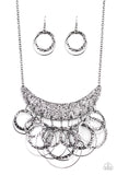 Paparazzi Metro Eclipse - Black Necklace