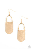 Paparazzi Resort Relic - Gold Earrings