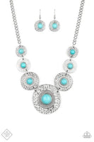 Paparazzi Tiger Trap - Blue Necklace