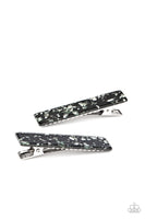 Paparazzi Playing HAIR Guitar - Black Hair Clips