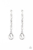 Paparazzi Must Love Diamonds - White Post Earrings