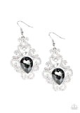 Paparazzi Happily Ever AFTERGLOW - Silver Earrings