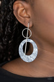 Paparazzi Stellar Stylist - Silver Post Earrings