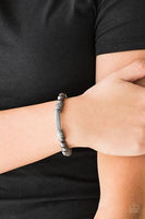 Paparazzi Talk Some Sense - Black Bracelet