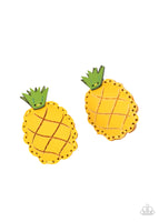 Paparazzi PINEAPPLE Of My Eye - Yellow Hair Clips