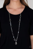 Paparazzi Kid in a Candy Shop - White Lanyard Necklace