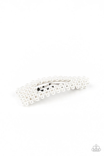 Paparazzi Pearl Persuasion - White Hair Clip