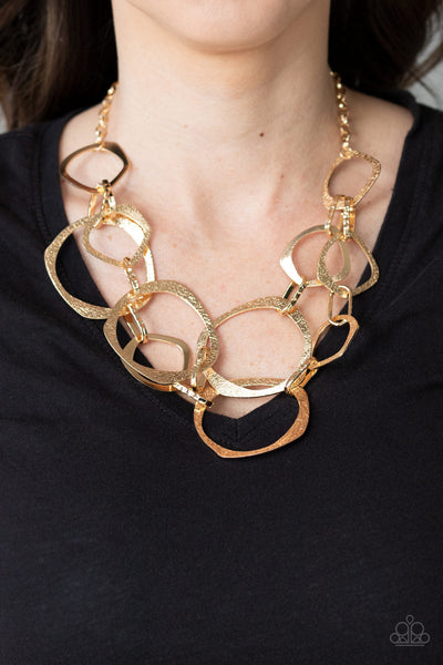 Paparazzi Salvage Yard - Gold Necklace