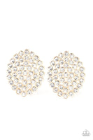 Paparazzi Drama School Dropout - Gold Post Earrings
