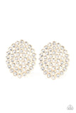 Paparazzi Drama School Dropout - Gold Post Earrings