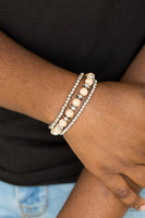 Paparazzi Epic Escape - Brown Bracelet