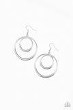 Paparazzi Put Your SOL Into It - Silver Earrings