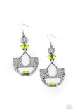 Paparazzi Modern Day Mecca - Yellow Earrings