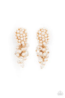 Paparazzi Fabulously Flattering - Gold Post Earrings