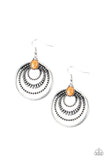Paparazzi Southern Sol - Orange Earrings