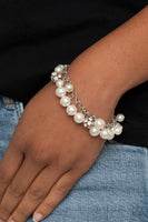 Paparazzi The GRANDEUR Tour - White Bracelet