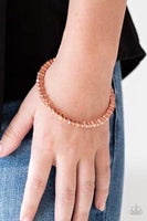 Paparazzi Seven Figure Fabulous - Copper Bracelet