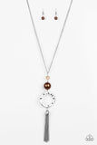 Paparazzi Bold Balancing Act - Brown Necklace