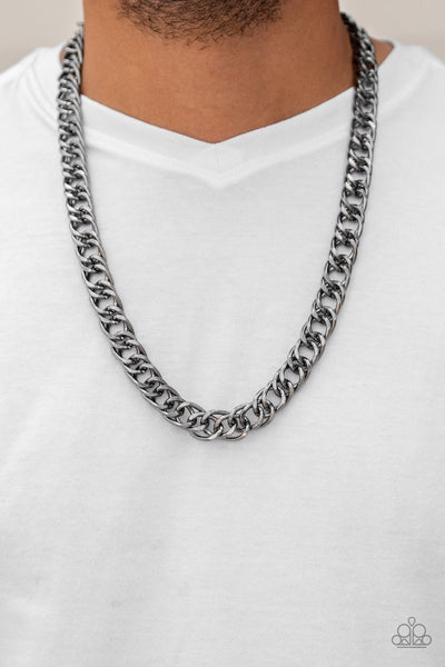 Paparazzi Omega - Black Urban Necklace