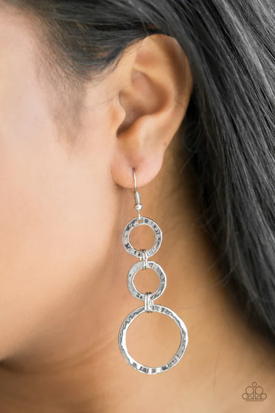 Paparazzi Radical Revolution - Silver Earrings