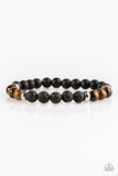 Paparazzi Easygoing - Brown Urban Bracelet